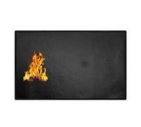 Protector contra incendios para barbacoa portátil | Esterilla protectora fija para barbacoa y fuego, para exterior, suelo, terraza, jardín, barbacoa, patio, cocina al aire libre