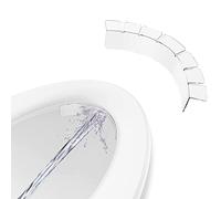 Protector contra Salpicaduras para Orinar, Protector contra Salpicaduras para Asiento de Inodoro, Deflector de Orina Transparente e Impermeable, Mantiene el Baño Limpio para