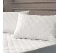 Protector de almohada Acolchado Naturals - 100% PES - Ajustable - Suave, transpirable y duradero - 45x70/45x90/45x105/45x135/45x150/45x180 cm - Cubre almohada