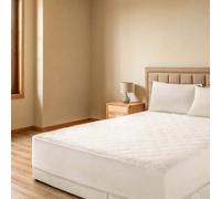 Protector de colchón acolchado Naturals - 100% PES - Ajustable - Suave, transpirable y duradero - Cama 90/105/120/135/140/150/160/180/Cuna 60x120 cm - Cubre Colchón