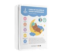 Protector De Colchón Bebé 70x140 Impermeable - Funda De cama infantil Fácil De Instalar, Suave Y Transpirable | Sábana moisés Oeko Tex -Garantía De 10 Años - Protector cuna - Cubre Colchon Bajera Cuna