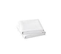 Protector de colchón de franela para cuna, resistente al agua, protector de colchón de algodón, color blanco sólido impermeable, 34x54"(2pack), 1