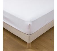 Protector de colchón, en muletón absorbente, antiestático, altura 27 cm. Talla 160 x 200 cm. Color Blanco