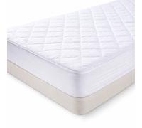Protector de Colchón Impermeable Acolchado Antiácaros con Ajuste Elástico 360°, Transpirable, Antialérgico y Lavable - Protección Total contra Líquidos y Manchas