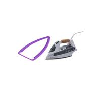Protector de dedos para plancha - Funda para plancha de silicona, 33,8 x 23,6 x 2,4 cm, violeta