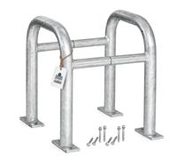 Protector de Farola en Acero Galvanizado | Protección 360º | Tubo Ø42x2 mm | Incluye Tacos de Anclaje | Para Farolas, Árboles, Postes y Semáforos