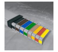 Protector de goma autoadhesivo para bordes de escalera, para escalones de interior/exterior, peldaños de tracción y protector de bordes, 50 m / 164ft, solución de seguridad duradera para uso doméstico
