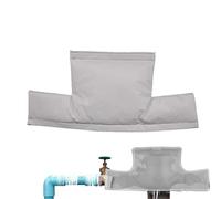 Protector de hielo para medidor - Aislamiento protector de tubería de 0.8 pulgadas, cubierta antiheladas, cubierta de barrera para clima frío con estructura de defensa térmica fuerte | Instalación de