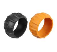 Protector de Rueda para Worx Landroid Tiene una Potente Función de Ajuste de Perfil y es Compatible con Los Modelos de Ruedas M500, M500 plus, M700, M700 Plus y S300 - Negro/Naranja