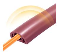 Protector de seguridad autoadhesivo para el suelo | Protector de cable aislado para evitar el peligro de tropiezos para computadora, electrodomésticos, cables de salida