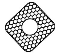 Protector de silicona para fregadero, 12 x 11 pulgadas, no deslizante | Protectors For Kitchen Sink For Countertop Cabinet Drain Faucet | Bathroom Home Farmhouse