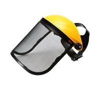 Protector facial protectivo, protección de seguridad con adaptador de sombrero duro, diadema de visera de alambre ajustable, equipo protector forestal resistente para registro, arborista, recorte