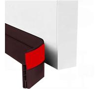 Protector inferior de puerta grueso para evitar fugas de aire frío, reducción de ruido, adhesivo fuerte, tira de sellado ajustable para burlete de puerta