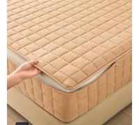 Protector Integral de Colchón Acolchado Funda de Colchón con Cremallera 70/80/135x190 Personalizable Cubre/Funda Colchon Mudanza Sábana Bajera Desenfundable Funda Protectora Colchon (160X200+15cm,B)