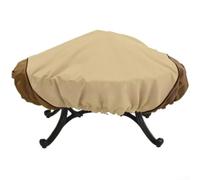 Protector Jardín Fire Bowl 112x30cm Poliéster Plateado(Cream) | Bloqueo rayos UV, previene decoloración, protege verano intenso, material , exterior seguro