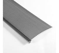 Protector para canalones, acero con revestimiento de polvo, 152.4 mm. Rejilla para canalones de alta resistencia, 36.58 metros de longitud, 1.02 mm de grosor. Protector contra hojas y residuos para ca