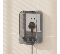 Protector Portero Automatico, Cubierta Impermeable para Timbre Exterior, 17 * 10,8 * 7 cm, Plástico, Funda de Protección Inalámbrica para Timbres y Enchufes, Gris