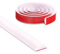 Protectores de borde de ducha de silicona, barreras para ducha, tiras impermeables, autoadhesivas