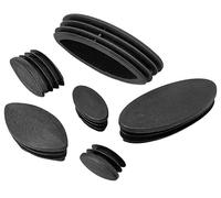 Protectores de patas para sillas， Tapón interior en forma de plástico for extremos de tubos de acero, tapas ciegas de aleación antideslizante, cubierta for patas de silla, Protector de muebles, 4 Uds.
