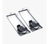 Protectores de rodillas de hormigón - Placas para rodillas - Protectores para rótulas - Almohadillas para rodillas - Protectores deslizantes - Acero inoxidable