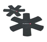Protectores de sartén, juego de 2 piezas, negro, poliéster, de Buyer
