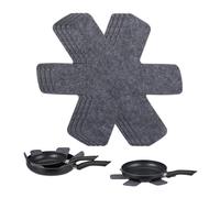 Protectores de sartenes suave ligero protectores de ollas esteras protectoras