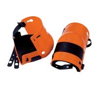 Protectores para rodillas Nierhaus, modelo 20c, con protección contra el desgaste, color , con correas de goma