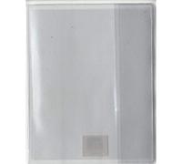 Protège-cahier PVC Transparent à Rabats marque-pages 17 x 22 cm Clairefontaine