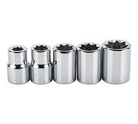 Proto Stanley J52109 - Juego de llaves de vaso de 3/8 pulgadas, 5 piezas, 8 puntos