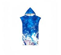 Proumhang Cambio de Bata de baño Changing Towel, Toalla de Poncho de Surf con Capucha Toalla de baño con Capucha para Adultos Toallas Deportivas con Capucha estampadaTalla única-Modo 12 85cm x 110cm