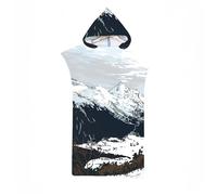 Proumhang Cambio de Bata de baño Changing Towel, Toalla de Poncho de Surf con Capucha Toalla de baño con Capucha para Adultos Toallas Deportivas con Capucha estampadaTalla única-Modo 1 75cm x 110cm