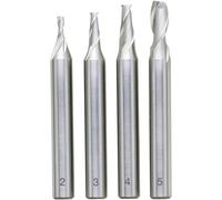 PROXXON 2224610 2224610-Conjunto Fresas (2-5 mm), Metal