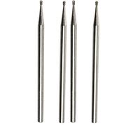 PROXXON 2228212 2228212-Juego 2 fresas diamantadas bola 1,0 mm, 0 W, 0 V, Metal (Paquete de 2)