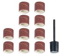 Proxxon Set de lijas cilíndricas 2228978 – 10 unidades con vástago, grano 120 – Metal
