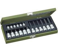 Proxxon 23 100 2223100-estuche tornillos hex. 1/2 + 1/4 pcs, multicolo