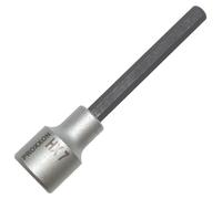 PROXXON 23 485 Vaso y Punta Hexagonales de 1/2", Tamaño HX 7mm, Longitud Total 100mm, multicolor