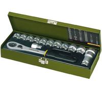 Proxxon Juego de carracas pasantes 23 604 2223604 – Metal, 14 piezas, 13 mm, 1,2