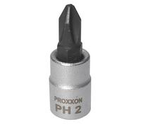 Proxxon 23 731 Vaso y Punta Phillips de 1/4", Tamaño PH 2, Longitud Total 33mm