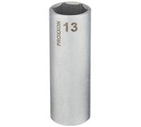 Proxxon 23 779 Vaso Largos de 1/4" para Pernos Roscados muy Salientes, Tamaño 13mm, Longitud Total 50mm