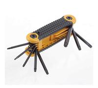 Proxxon Juego de llaves navaja Torx TX9-TX40 8 piezas Rojo