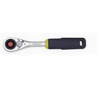 Proxxon 23162 - Llave de carraca compacta (3/8", 15 x 28 mm, longitud total 150 mm, giro a derecha/izquierda, acero CRV, mango resistente al aceite/ácido, carraca) 23 162