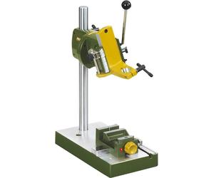Proxxon 28 600, Soporte para taladro, 4 cm, Verde, Acero inoxidable, Amarillo, Acero