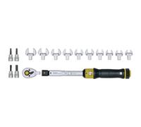 Proxxon MicroClick 23341 - Llave dinamométrica MC 60 (12-60 Nm, llave inglesa, cabeza de carraca 3/8", incluye puntas de destornillador)