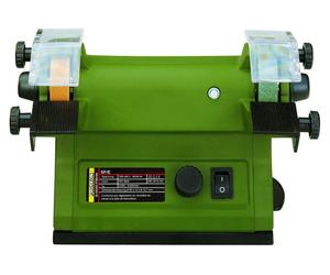 Proxxon SP/E, máquina lijadora de bandas, funcionamiento con corriente eléctrica, 200 vatios, velocidad variable