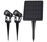 Proyector de jardín Solar con 2 puntos 4250416337429
