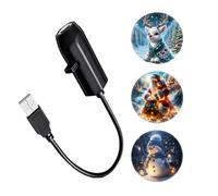 Proyector de Navidad - LED 3 patrones USB recargable decoraciones | luces de proyector de vacaciones | para fiesta de cumpleaños, patio, oficinas, hogar, escritorio interior, dormitorio, escuela