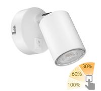 Proyector de pared WAIKA de una llama con interruptor GU10 LED PAR16 blanco