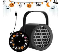 Proyector Halloween Exterior - Linterna Proyector De Calabaza LED,16 Diseños Resistente Agua Decoración Interior Exterior