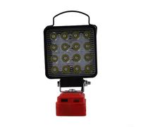 Proyector inalámbrico portátil de 4 pulgadas compatible con batería DEVON de 20 V, proporciona iluminación ajustable para lugares de trabajo, reparaciones de vehículos y uso en exteriores (B)