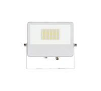 Proyector LED exterior Sky de 40W con tecnología CCT 3000K/4000K/5000K, haz de 115º, estructura de aluminio blanco - Beneito & Faure